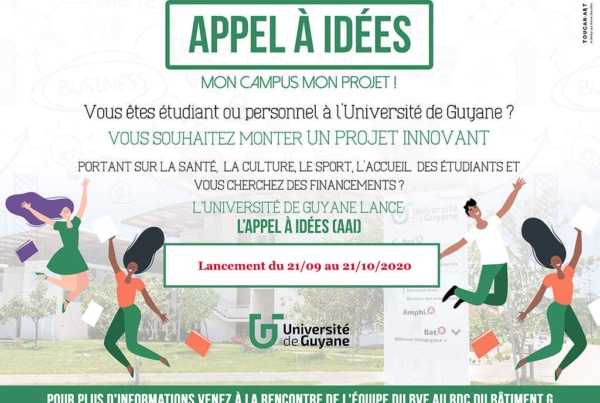 APPEL A IDEES 2020 « VIE ETUDIANTE »