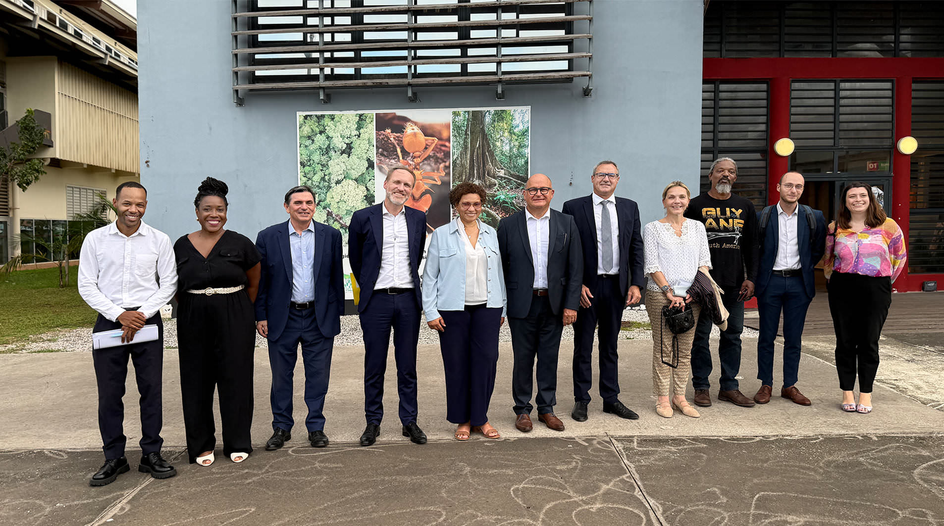 groupe officiel convention Banque des Territoires Université de Guyane partenaires réunis