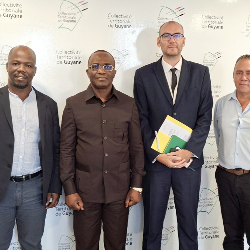 Rencontre institutionnelle sur la coopération Guyane Bénin à la Collectivité Territoriale de Guyane