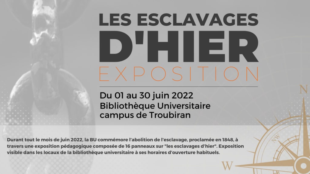 Exposition : "les esclavages d’hier"
