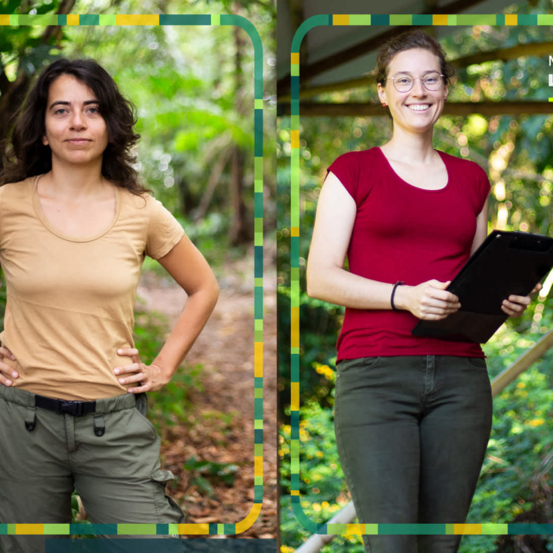 Irene Calderón Sanou et Maëva Leroy, lauréates du Prix L’Oréal-UNESCO 2026 en Guyane.