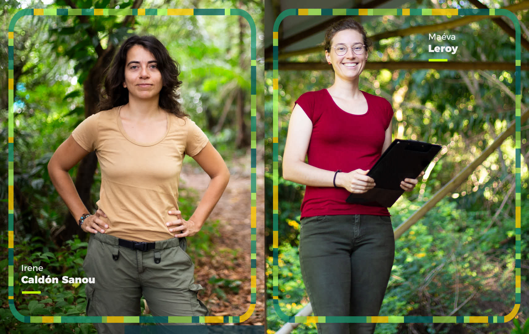Irene Calderón Sanou et Maëva Leroy, lauréates du Prix L’Oréal-UNESCO 2026 en Guyane.