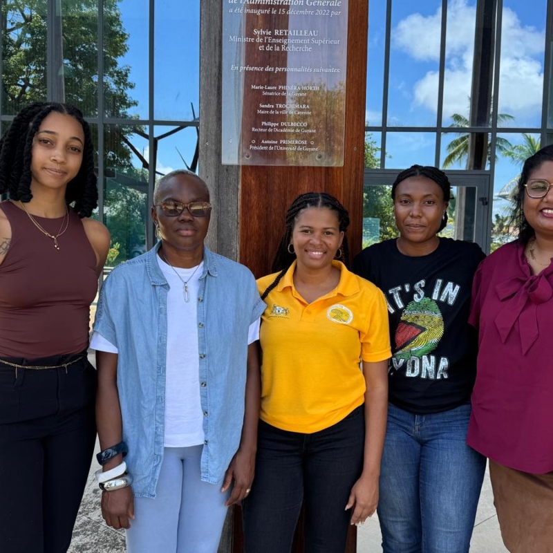 Délégation étudiant les migrations entre le Guyana et les Guyanes à l’Université de Guyane