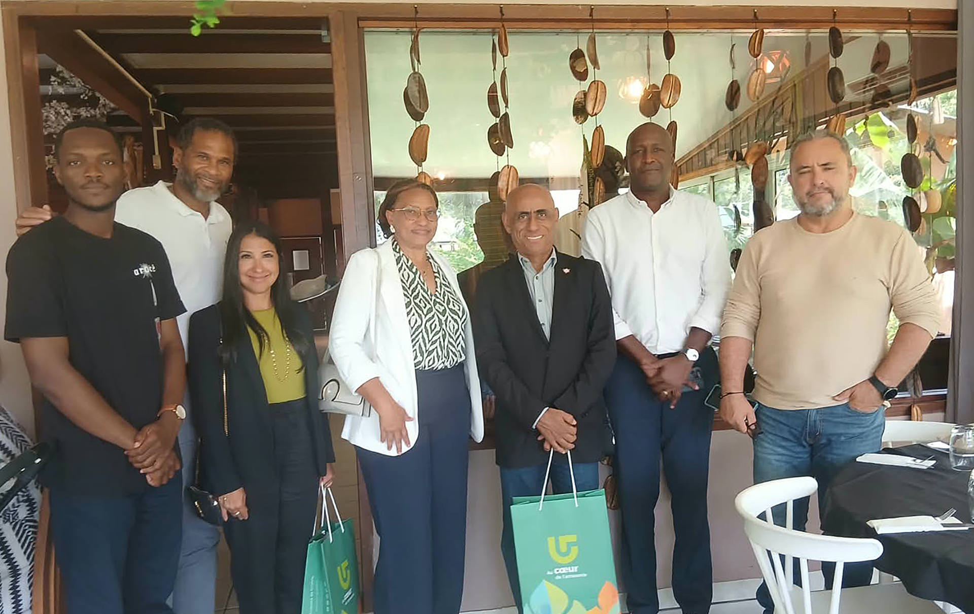 Coopération Université de Guyane UFPA lors du déjeuner de travail à Cayenne