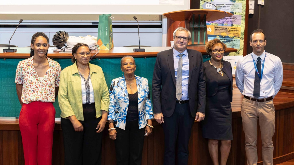Participants à la journée Sciences, Éducation et Territoire en Guyane à l’Université de Guyane.