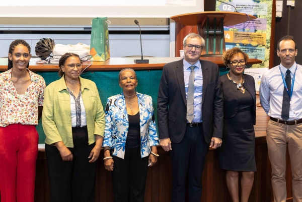Participants à la journée Sciences, Éducation et Territoire en Guyane à l’Université de Guyane.