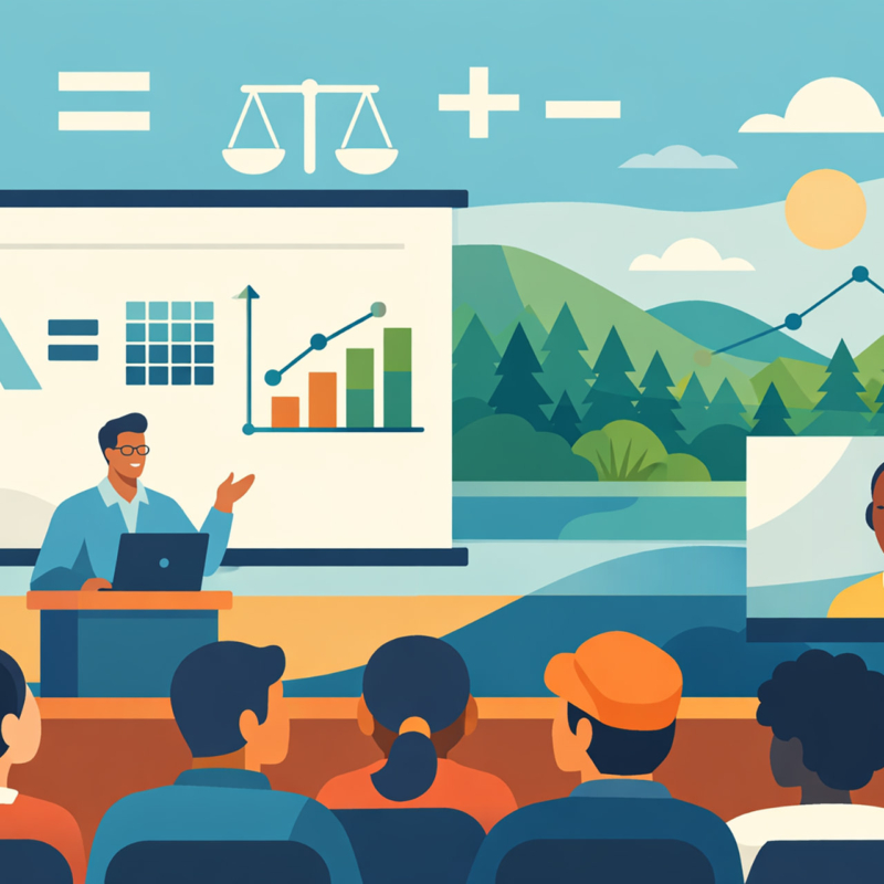 Conférences de la semaine des Mathématiques 2026 université de Guyane en amphithéâtre